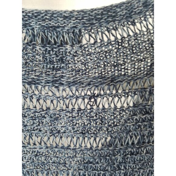 Eddie Bauer Women's Small Sweater Knit Blue V Neck - Picture 7 of 7